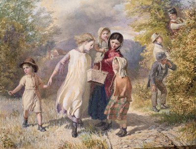Bramen plukken door Frederick Walker