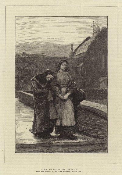 De haven van toevlucht door Frederick Walker