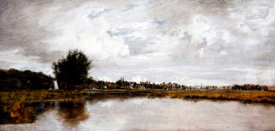 De rivier Yare bij Thorpe, nabij Norwich, ca. 1820-21 door Frederick Waters Watts