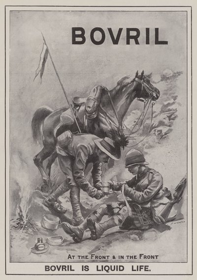 Advertentie, Bovril (gravure) door Frederick William Burton