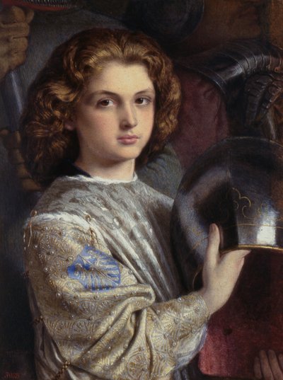 De Ridders Schildknaap door Frederick William Burton