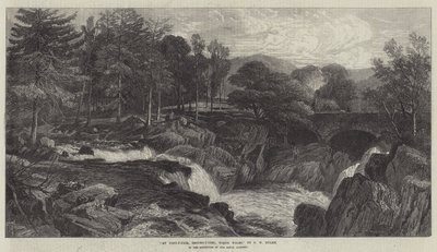 Bij Pont-y-Pair, Bettws-y-Coed, Noord-Wales door Frederick William Hulme