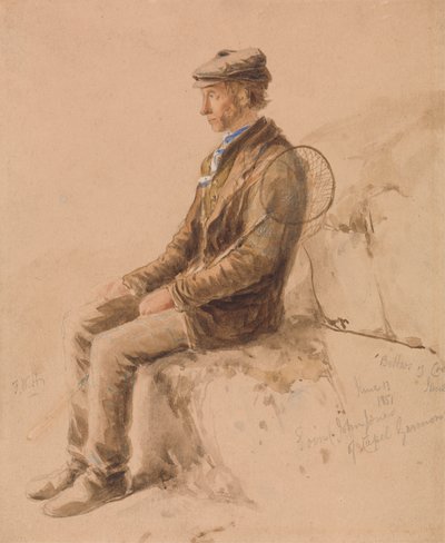 Man met een Gaff, 13 juni 1851 door Frederick William Hulme