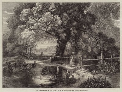 De Voetbrug in de Laan door Frederick William Hulme