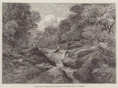 De Strid, Wharfdale, Yorkshire door Frederick William Hulme