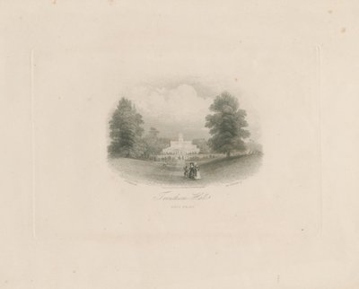 Trentham Hall: gravure (vignet), nd [ca. 1843] door Frederick William Hulme