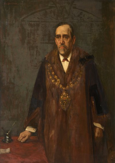 Portret van Jackson Brierley, ca.1898-99 (Olieverf op doek) door Frederick William Jackson