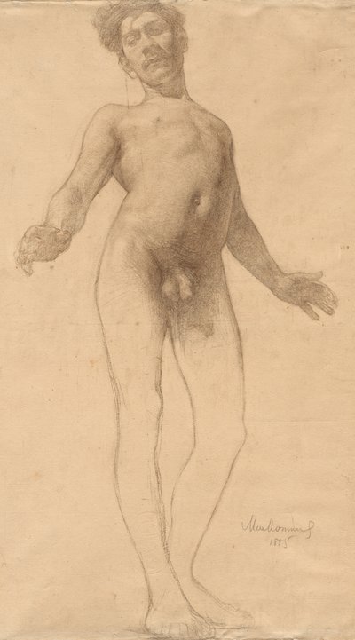 Staande mannelijke naakt, 1885 door Frederick William MacMonnies