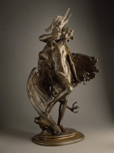 Jonge Faun en Reiger door Frederick William MacMonnies