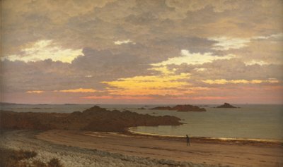 Avond aan de kust, 1887 door Frederick William Meyer