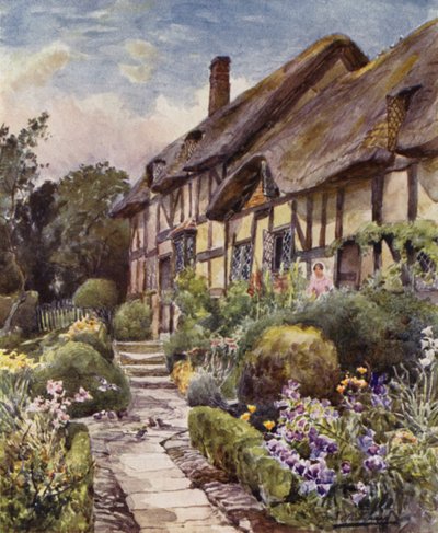 Ann Hathaways Cottage, Exterieur door Frederick William Newton Whitehead