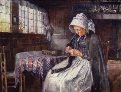 Ann Hathaways Cottage, Interieur door Frederick William Newton Whitehead