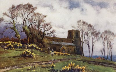 Burton Dassett Kerk door Frederick William Newton Whitehead