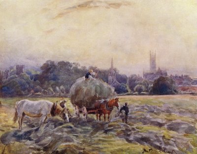Hayfield, Warwick door Frederick William Newton Whitehead