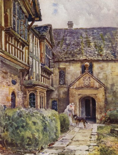 Little Wolford Landhuis door Frederick William Newton Whitehead