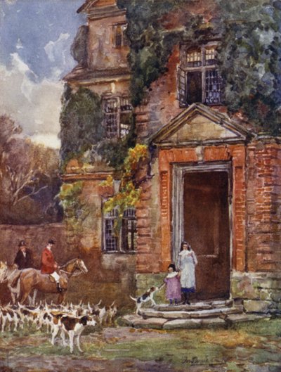 Packington Old Hall door Frederick William Newton Whitehead