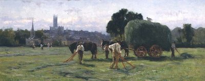Het Hooien door Frederick William Newton Whitehead