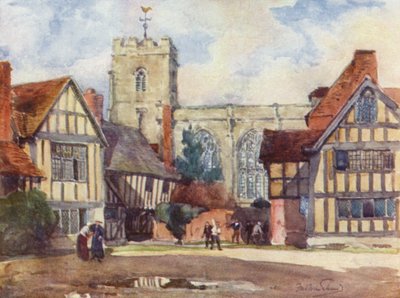 Stratford-on-Avon, De Grammatica School door Frederick William Newton Whitehead