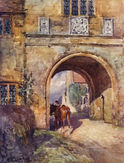 Wormleighton Landhuis door Frederick William Newton Whitehead