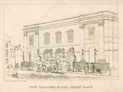 Nieuw Theatre Royal, Drury Lane, Londen door Frederick Wilton Litchfield Stockdale