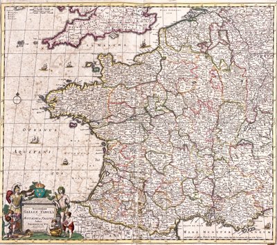 Frankrijk, Frankrijk door Frederick de Wit