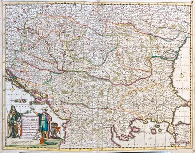 Hongarije, Bosnië en Herzegovina, Kroatië, Servië, Bulgarije, Roemenië, Montenegro, Albanië, Republiek Macedonië, Noord-Griekenland door Frederick de Wit