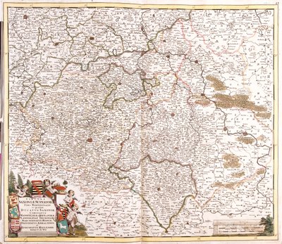 Nedersaksen, Saksen-Anhalt, Saksen, Thüringen, Duitsland door Frederick de Wit