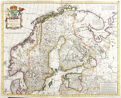 Zweden, Noorwegen, Finland, Estland, het noordwestelijke federale district van Rusland door Frederick de Wit