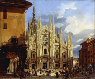 Milaan, Piazza del Duomo (Kathedraalplein) door Frederico Moja