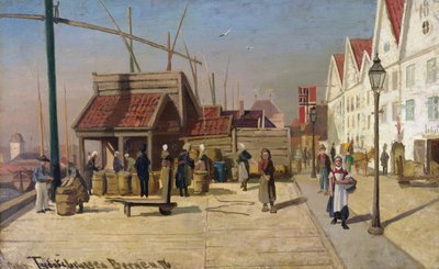 De Duitse Kade, Bergen door Frederik Collett