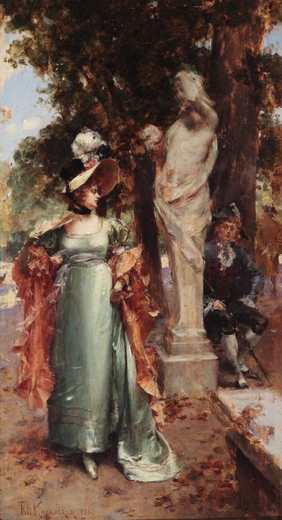 In het park door Frederik Hendrik Kaemmerer