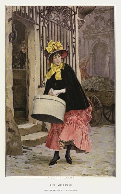 De Hoedenmaakster door Frederik Hendrik Kaemmerer