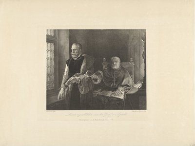 De laatste ogenblikken van Egmond in zijn cel, 1568 door Frederik Hendrik Weissenbruch (possibly)