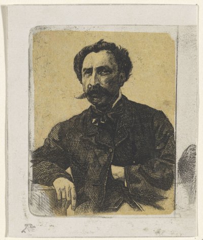 Portret van Samuel Verveer door Frederik Hendrik Weissenbruch