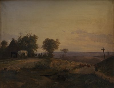 Uitzicht op het District bij Segeberg, Duitsland door Frederik Rohde