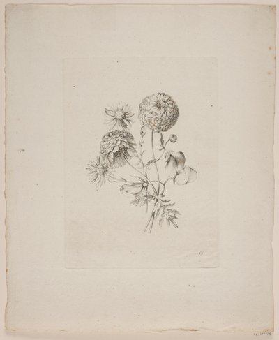 Bloemenmotief door Frederik Schepelern