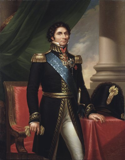 Portret van Jean Baptiste Jules Bernadotte door Fredric Westin