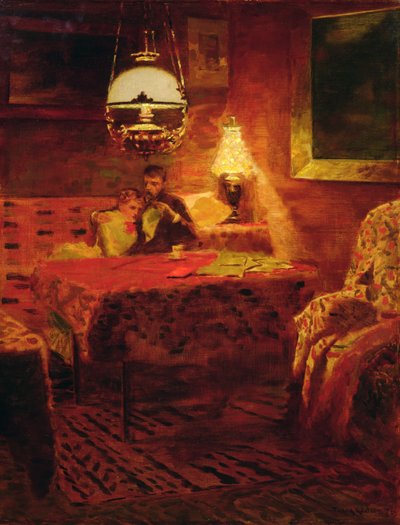 Interieur uit Parijs door Fredrik Kolstoe