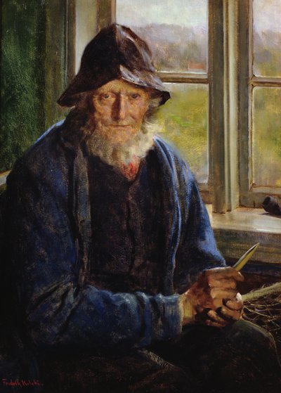 Oude visser door Fredrik Kolstoe