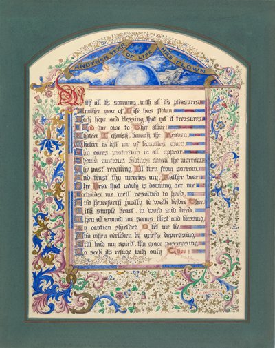 Nog een jaar van leven is voorbijgevlogen, 1830-62 door Freeman Gage Delamotte