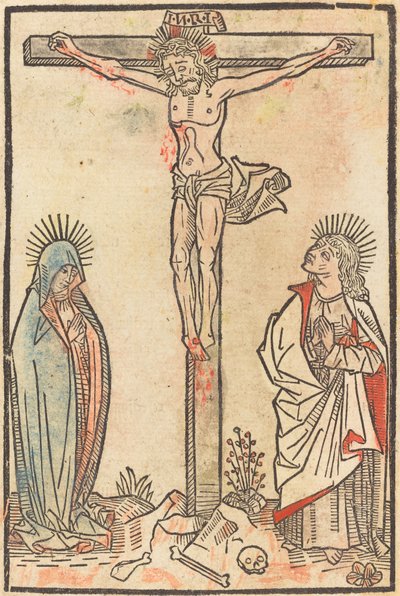 Christus aan het Kruis door French 15th Century