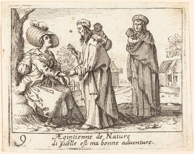 Bohemiens door French 17th Century