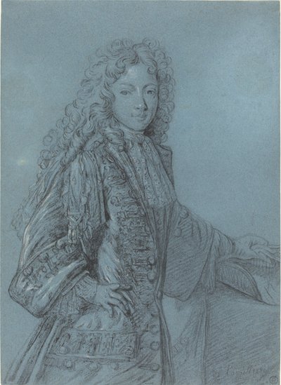 Portret van een jongen door French 17th Century