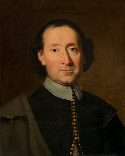 Portret van een man door French 17th Century