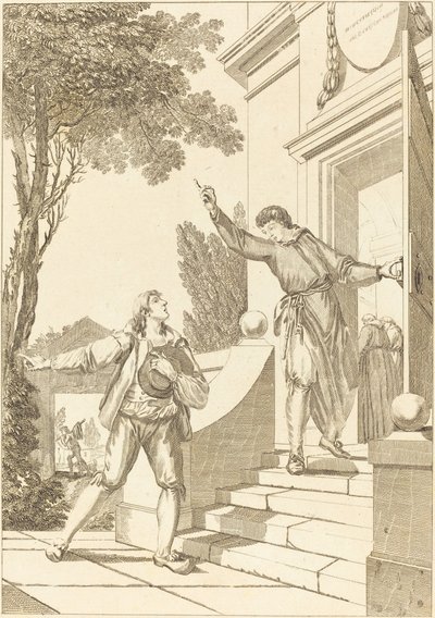 Alix ziek door French 18th Century