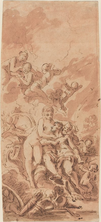 Venus bij de Smidse van Vulcanus door French 18th Century