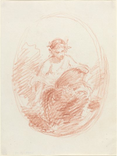 Allegorische figuur door French 19th Century