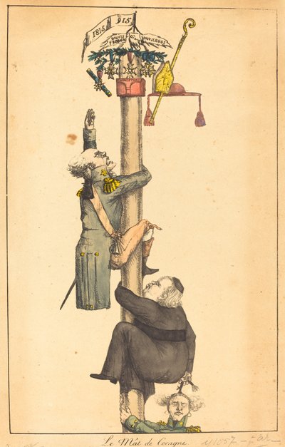 De Vette Paal door French 19th Century