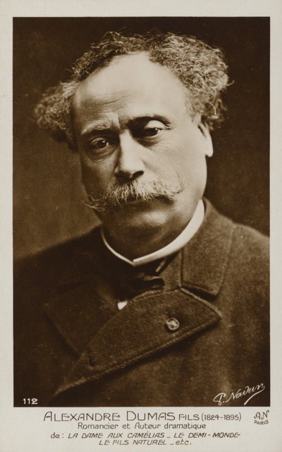 Alexandre Dumas de Jongere (1824-1895), Franse romanschrijver en toneelschrijver door French Photographer