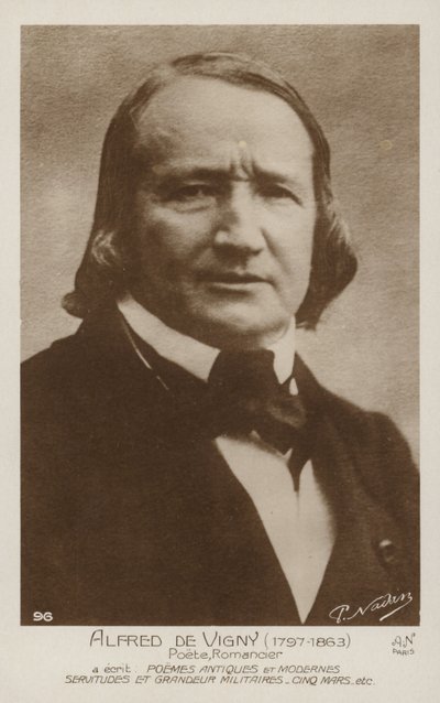 Alfred de Vigny (1797-1863), Franse dichter en romanschrijver door French Photographer